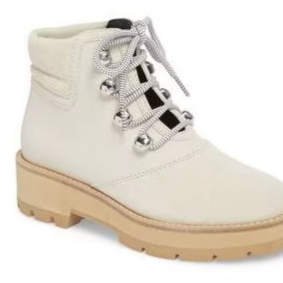 3•1 PHILLIP LIM Dylan Canvas Lace-up Hiking Boots In Neutrals Size 37.5 EUC - Picture 6 of 10
